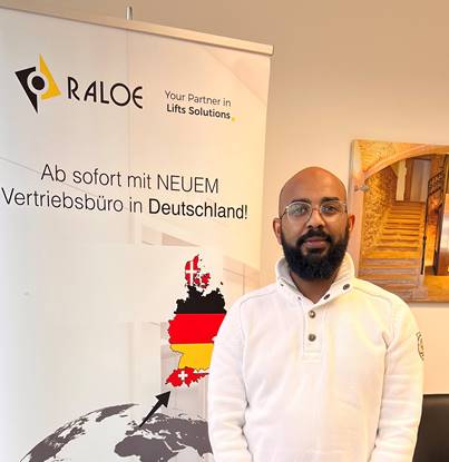 Abdu Suleman ist neuer After-Sales Manager  für den Bereich DACH+DK  bei der RALOE Deutschland GmbH